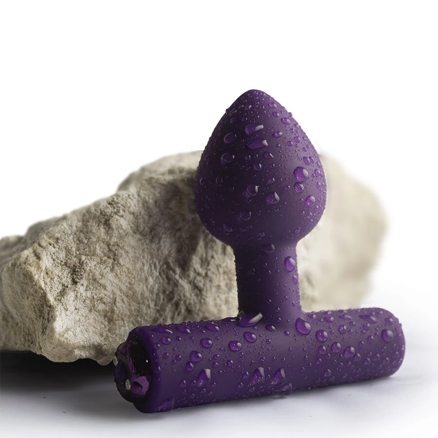 ROCKS-OFF - MINI BACCHETTA RICARICABILE 16 FUNZIONI ROSA PEONIA